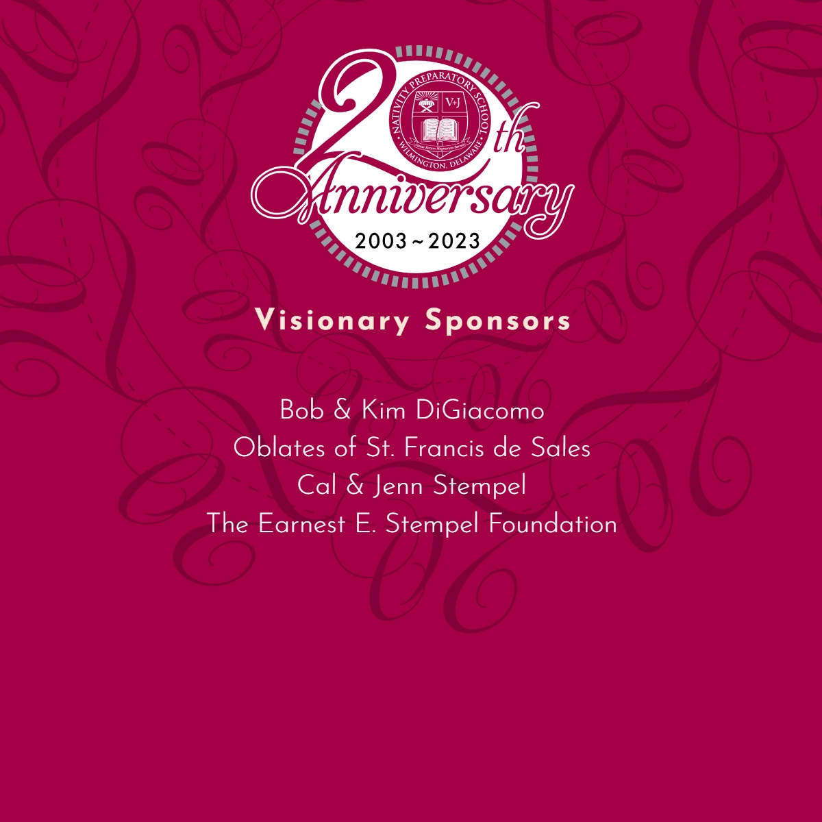 20th Anniversary Nativity Preparatory School of Wilmington Nativity